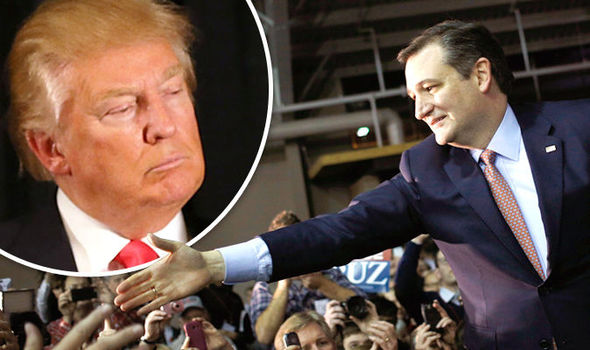 Donald Trump and Ted Cruz