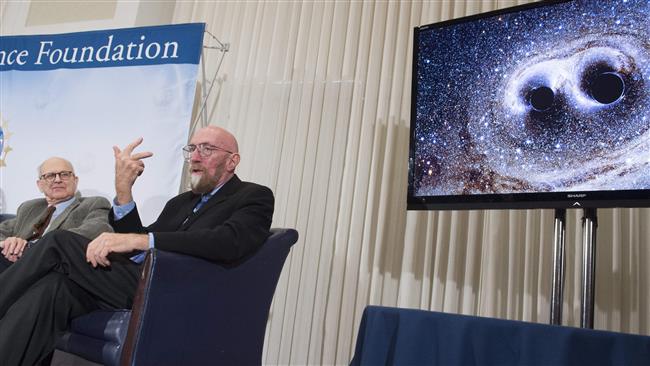 LIGO co-founders Kip Thorne, and Rainer Weiss, speak about their discovery showing the ripples in the fabric of spacetime called gravitational waves that scientists have observed for the first time confirming a prediction of Albert Einstein. AFP