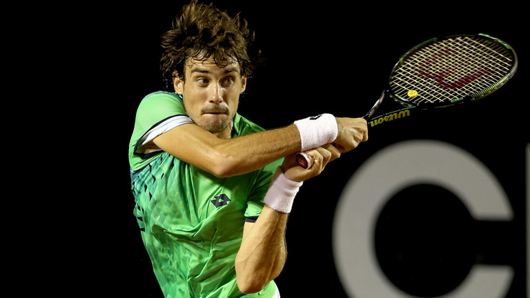 Guido Pella of Argentina is through to the final of the Rio Open