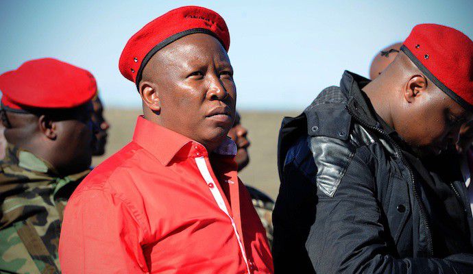 Guptas must leave SA Malema         By Bulelwa Dayimani