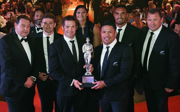 2015 Halberg winners the All Blacks