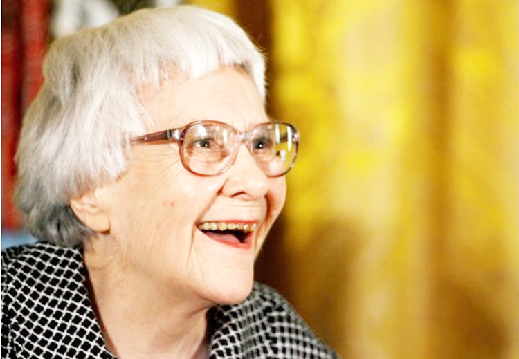 WASHINGTON- NOVEMBER 05 Pulitzer Prize winner and'To Kill A Mockingbird author Harper Lee smiles before receiving the 2007 Presidential Medal of Freedom in the East Room of the White House