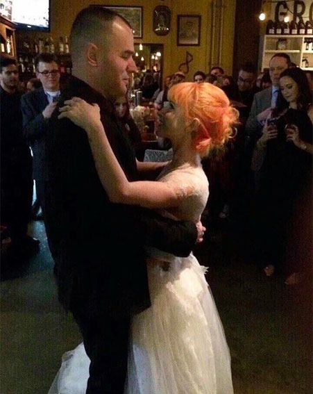 Hayley Williams and Chad Gilbert