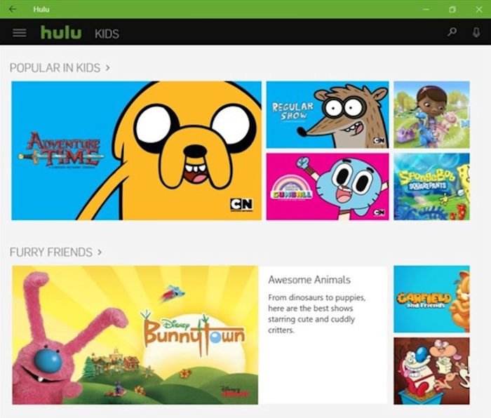 Hulu launches Universal Windows 10 app