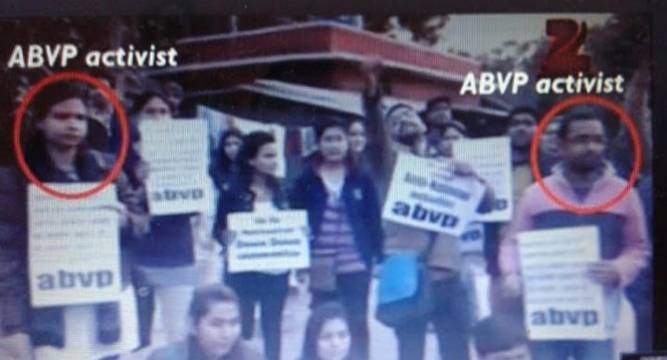 JNU crackdown ABVP members shouted pro Pakistan slogans