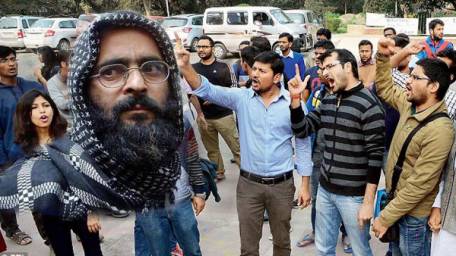 Clashes between two-student groups of JNU over calling Afzal Guru 'Shaeed'