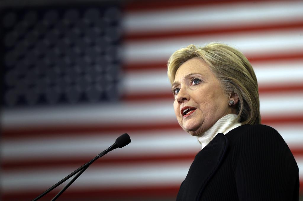 Democratic presidential candidate Hillary Clinton speaks at her first-in-the-nation presidential primary campaign rally in Hooksett N.H. Clinton's campaign has spent months fighting the perception that the former secretary