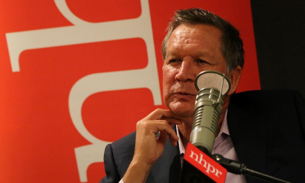 John Kasich held more than 100 town halls in New Hampshire. His audiences included those with New Hampshire Public Radio