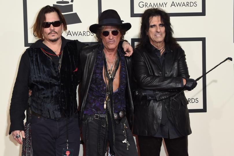 Johnny Depp Glad To Be Part Of 'Weird Spectacle' At The Grammys