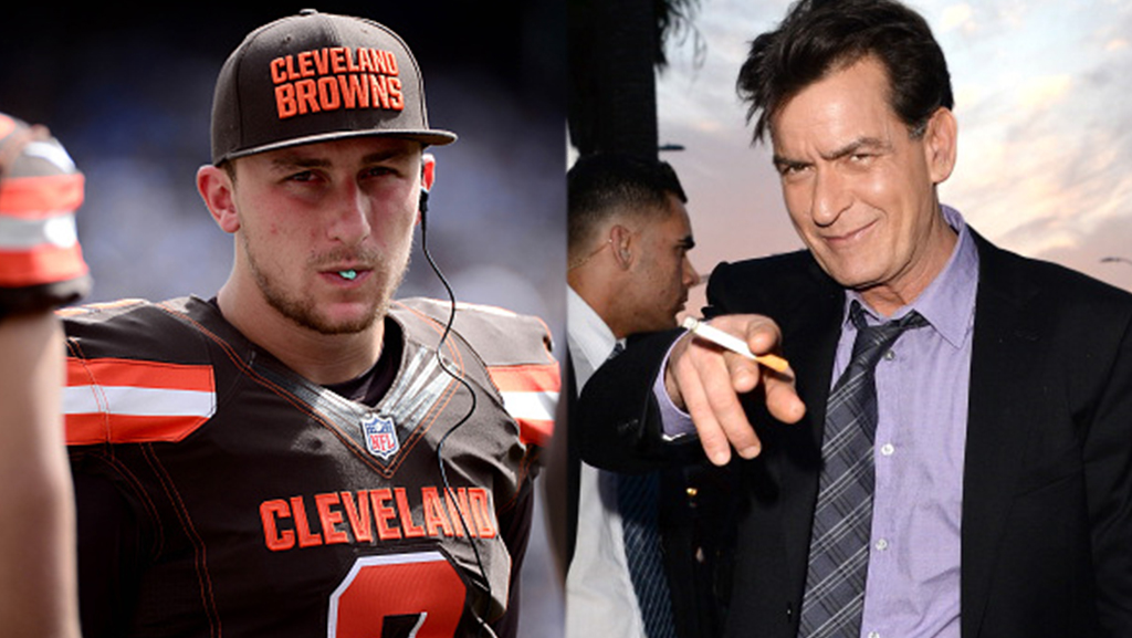 Johnny Manziel  Charlie Sheen