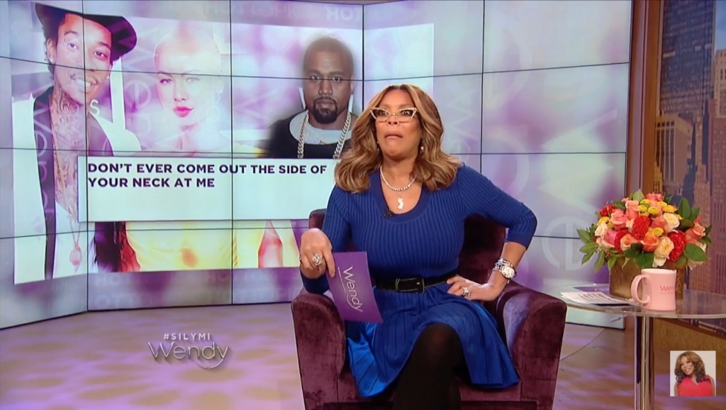 Wendy Williams Kanye West Wiz Khalifa Amber Rose