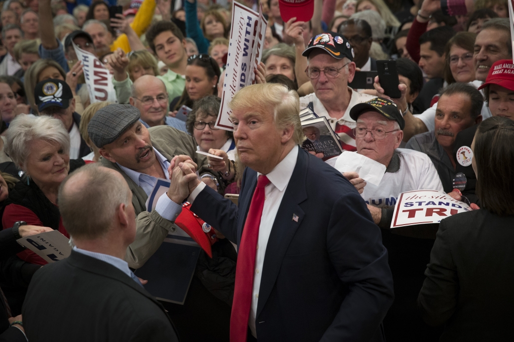 Myrtle Beach South Carolina. Trump is campaigning throughout South Carolina ahead of the state's primary