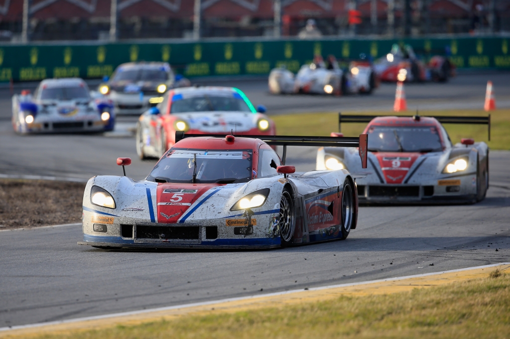 IndyCar driver Sebastien Bourdais won the 2014 Rolex 24 at Daytona driving the Action Express Racing Corvette with Joao Barbosa Christian Fittipaldi and Burt Frisselle