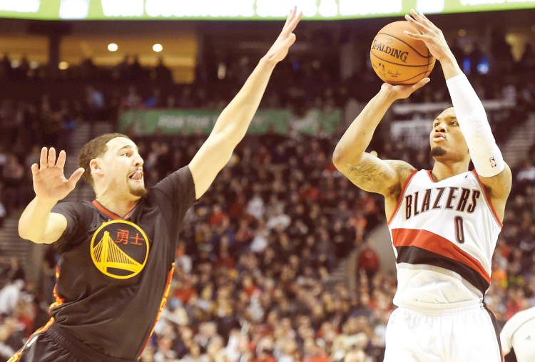 Blazers relish being the league's surprise at the break