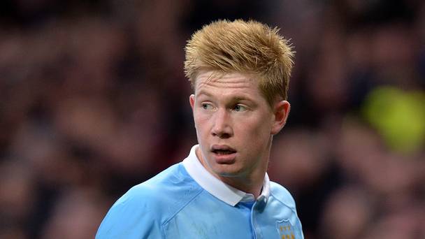 Manchester City's Kevin De Bruyne could be out for up to 10 weeks