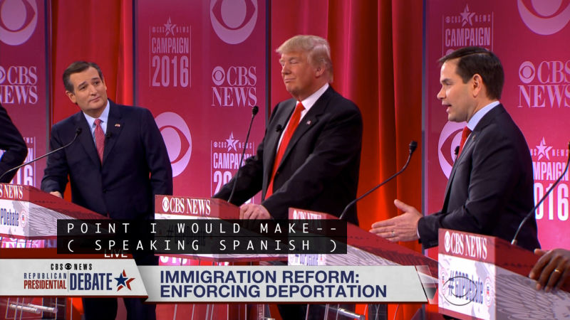 Watch the Republicans Yell at Each Other in Terrible Spanish