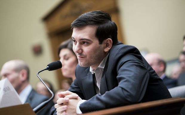 Martin Shkreli at a congressional hearing