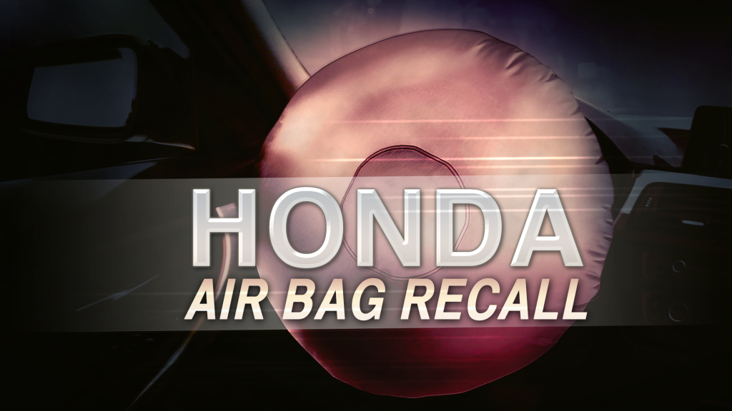 Honda Air Bag Recall- Takata