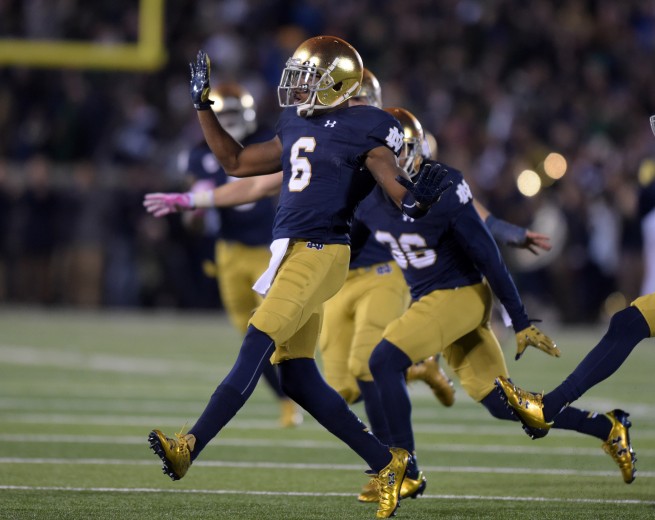 Mel Kiper Jr. feels Notre Dame cornerback Kei Varae Russell could be a Patriots target in the second round