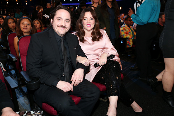 Actors Ben Falcone and Melissa Mc Carthy attend the People's Choice Awards 2016 at Microsoft Theater