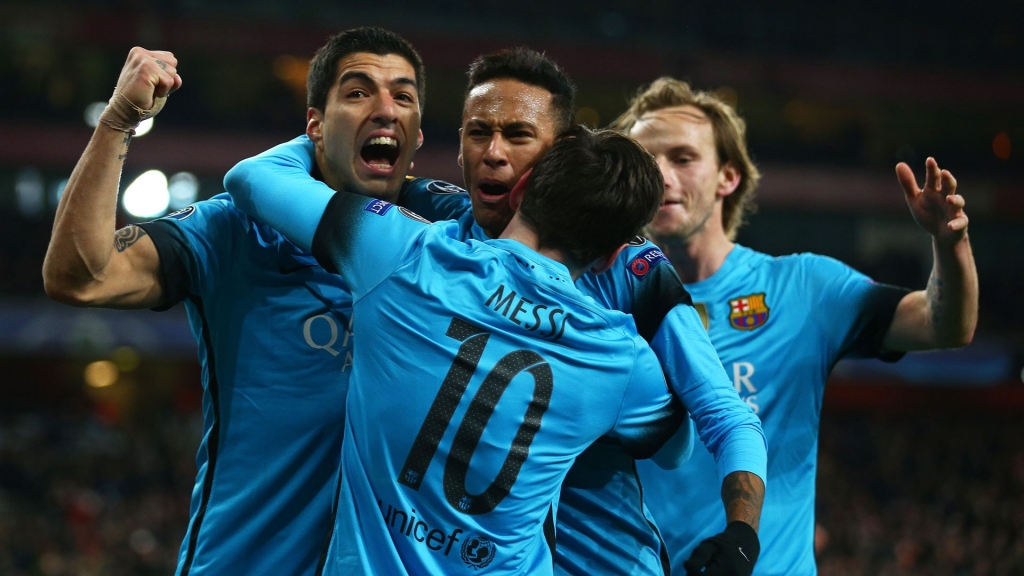 Messi's brace has dunked Arsenal at the Emirates