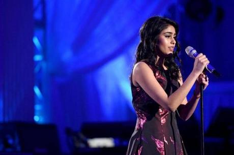 Sonika Vaid performing in an early round on “American Idol