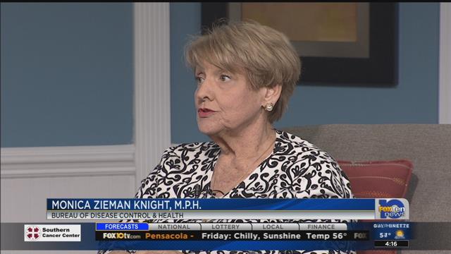 Monica Knight executive director of the Mobile County Bureau of Disease Control and Evironmental Health discusses the Zika virus on FOX10 News