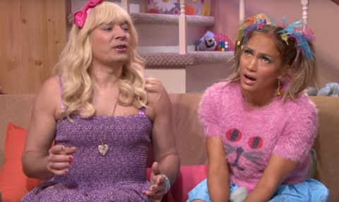 NBC     Jennifer Lopez joined Jimmy Fallon for'Ew