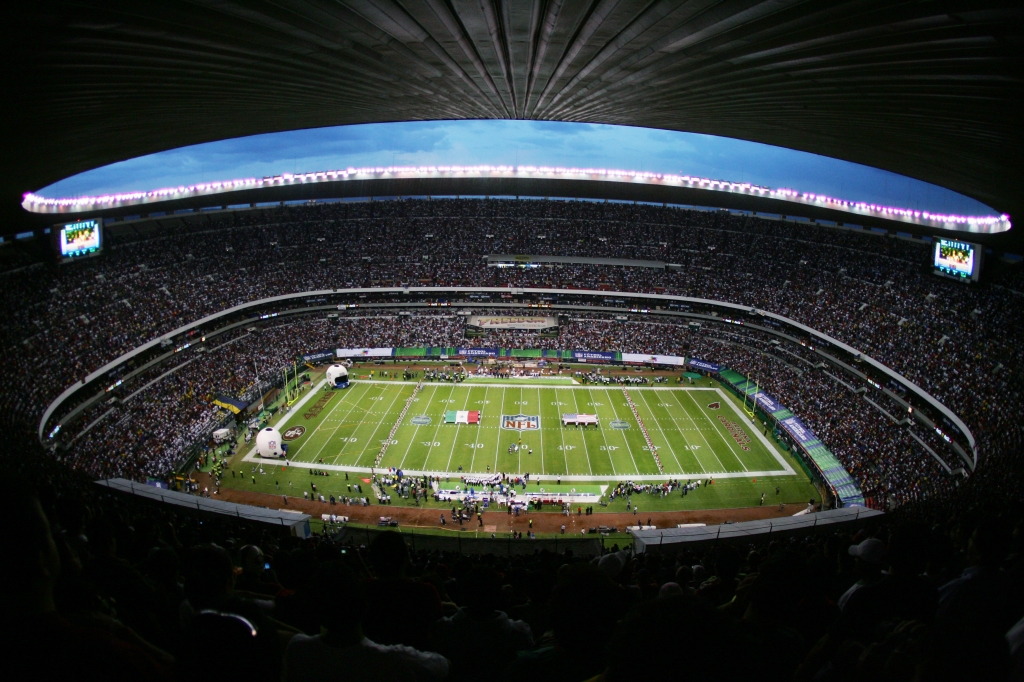 MEXICO CITY- OCTOBER 2 Estadio Azteca is shown during the Arizona Cardinals game against the San Francisco 49ers