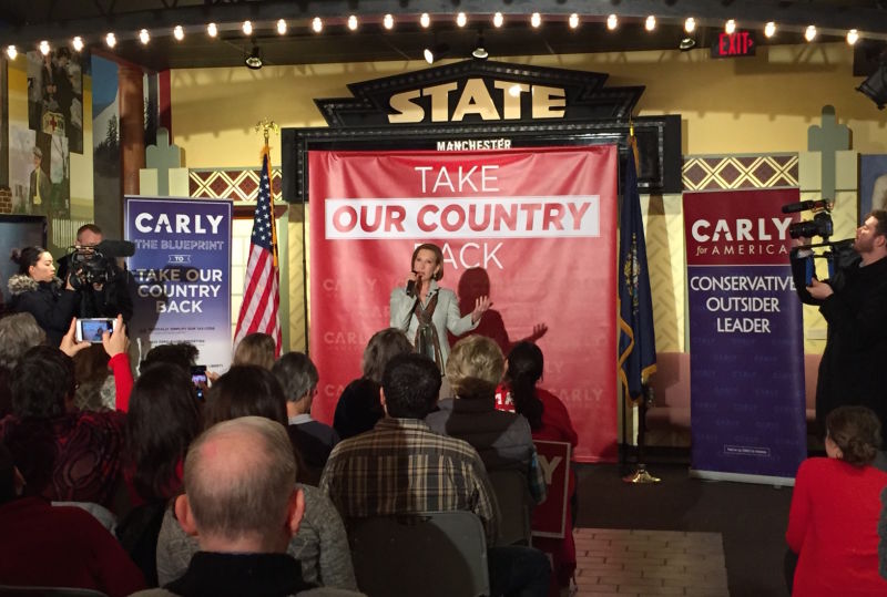 She’s Never Made Me Cringe: Stalking Carly Fiorina in New Hampshire