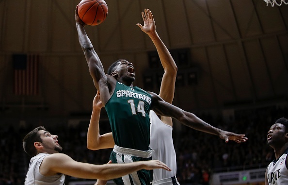 Big Ten Champs Honored at Men's Hoops Game