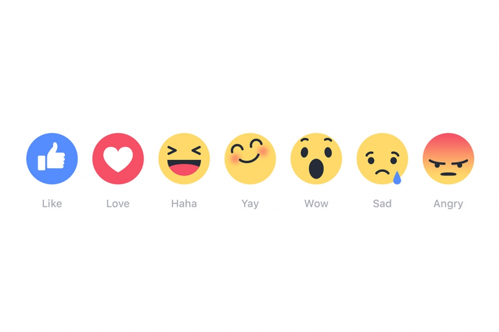 Facebook Changes the Like Button Globally to Add More Reactions