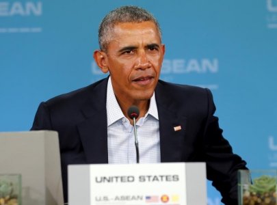 U.S. President Barack Obama speaks as he hosts a 10-nation Association of Southeast Asian Nations summit in Rancho Mirage California