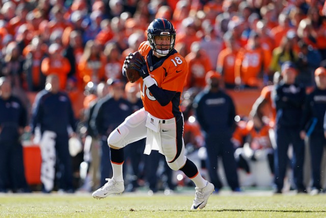 Denver Broncos quarterback Peyton Manning