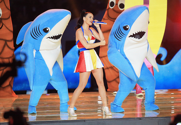 Katy Perry Super Bowl 2015 Half Time Performance Upclose