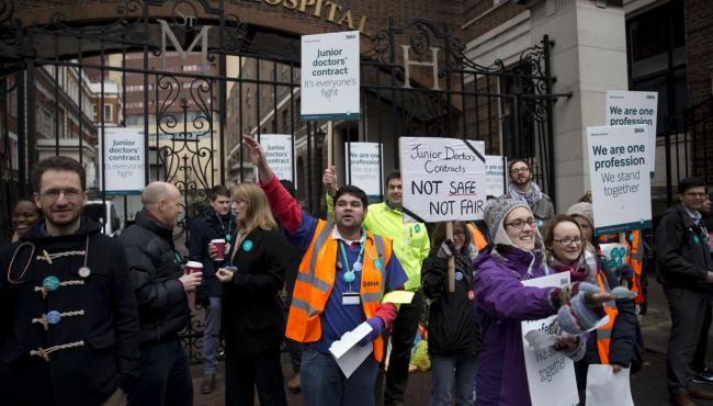 Doctors on strike