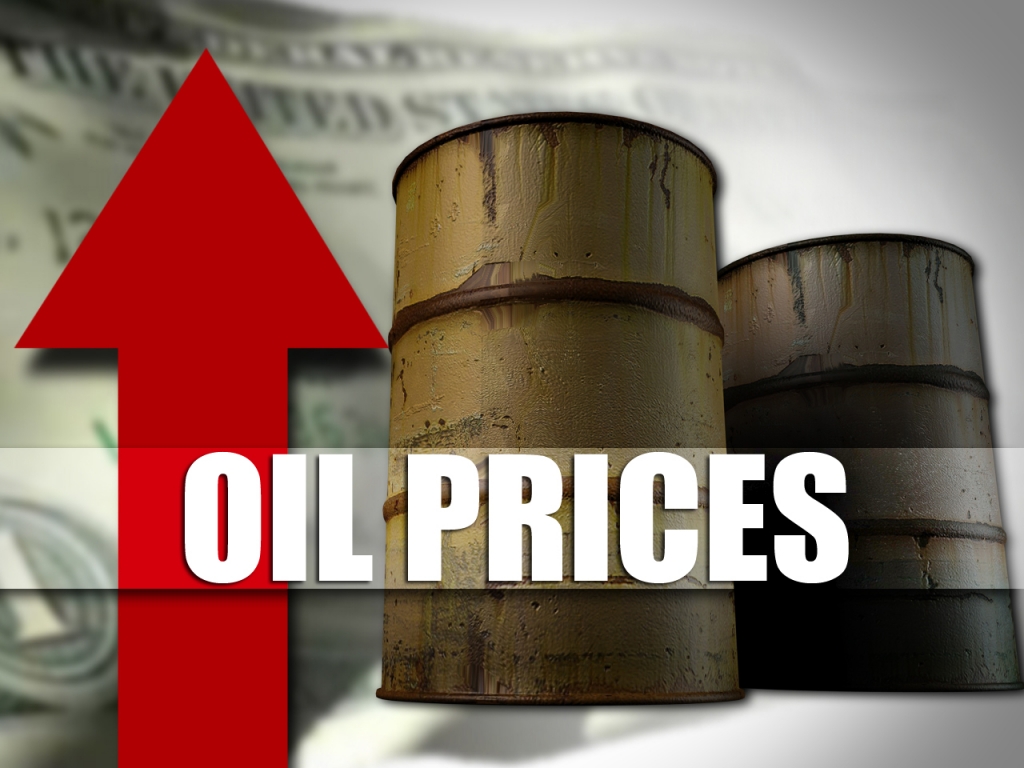 Oil prices up slightly after sharp sell-off