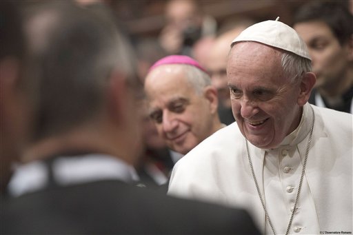 Don't judge sinners who want to repent, help them come home, pope says