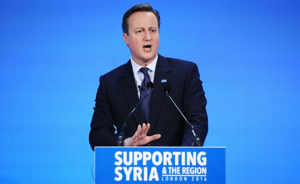 Prime Minister's pitch David Cameron urges leaders to up their efforts and they respond with $11bn in aid pledges