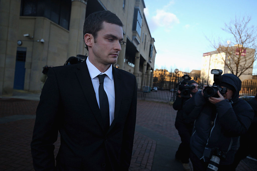 Professional football player Adam Johnson is faced with one count of child sex and one count of grooming