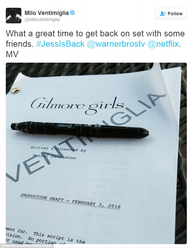 Proof On Wednesday he confirmed via Twitter that he was joining the march of alumni the the new Netflix series