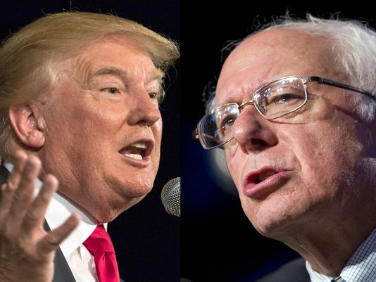 Pro-Life Donald Trump and pro-abortion Sen. Bernie Sanders