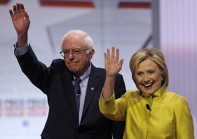 Sanders sticks to one theme Clinton sticks to Obama