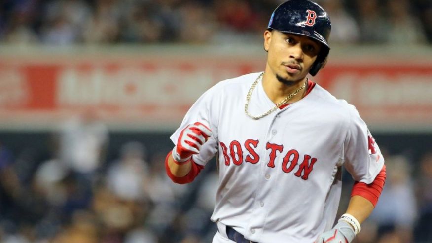 Mookie Betts drove a golf cart into a lake