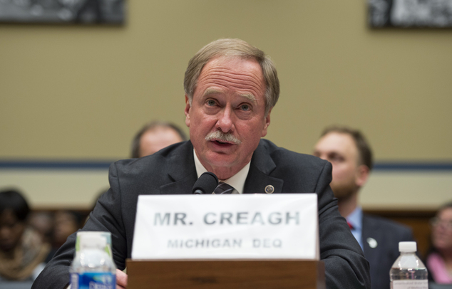 Keith Creagh director Department of Environmental Quality State of Michigan testifies on Capitol Hill in Washington Tuesday Feb. 3 2016 before the H