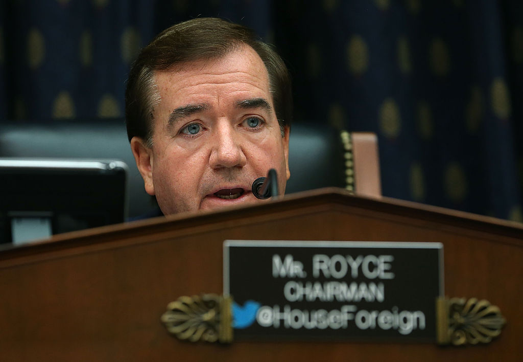 Rep. Ed Royce authored the North Korea Sanctions Enforcement Act of 2016