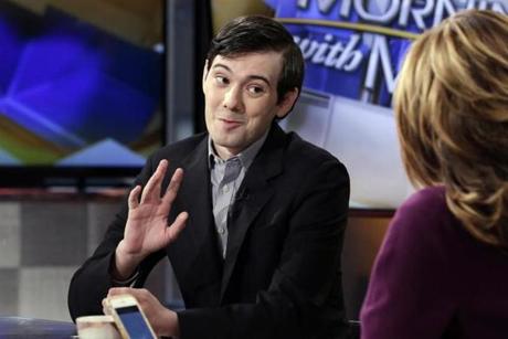 Former Turing Pharmaceuticals CEO Martin Shkreli was interviewed on the Fox Business Network Tuesday