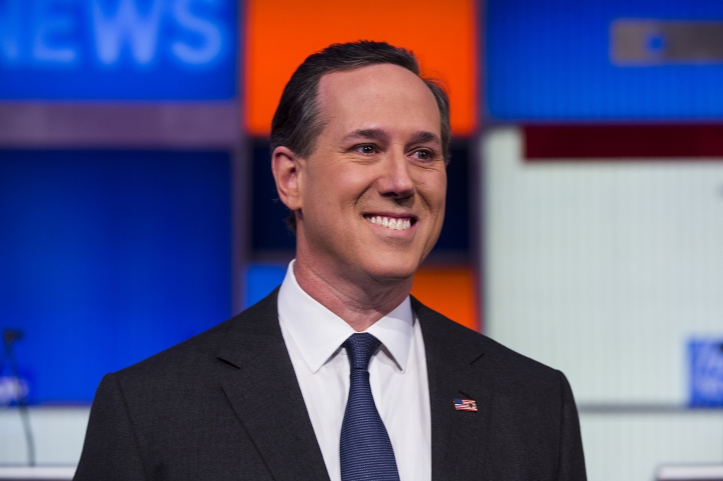 Two Republicans Out in One Day Santorum Quits After Rand Paul