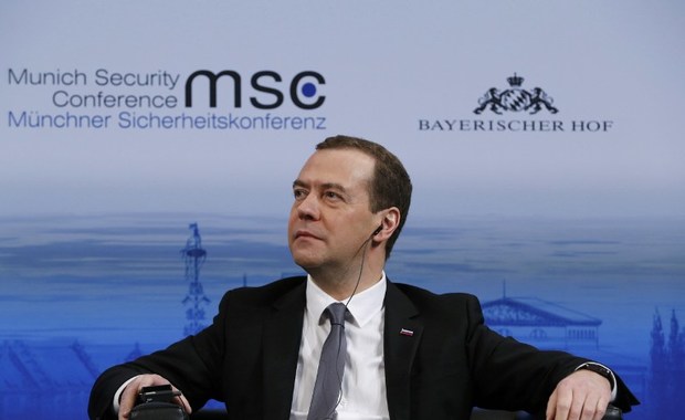 Russian Prime Minister Dmitry Medvedev attends the 52nd Security Conference in Munich southern Germany