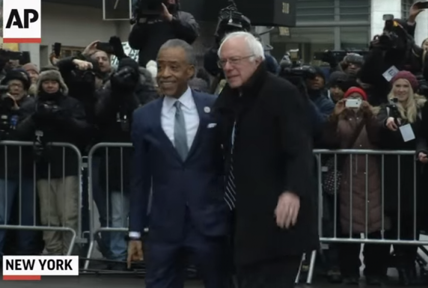 Bernie Sanders Met with Al Sharpton for Breakfast at Sylvia’s Restaurant in Harlem